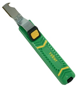 Dénude-câbles à lame tournante capacité ø 8 à 28 mm