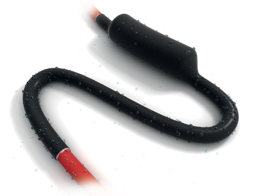 Gaine thermorétractable haute flexibilité avec adhésif. Barre de 1.20 m, retreint 3:1, épaisseur 1.78 mm, diam. 12/4 mm, noir. Polyoléfine réticulée, RoHS 3, ULE85381.