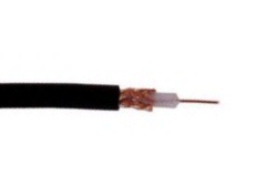 CABLE COAX 50 OHMS RG58 MIL C17 NOIR (LE METRE)