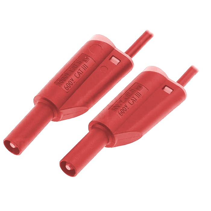 fiche mâle sécu d4 + fourreau fixe + rep.ARS d4 rouge