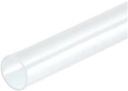 Gaine thermorétractable à paroi fine, barre de 1 m, rétreint 2:1, diam. 9,5/4,8 mm, incolore. Polyoléfine réticulée, RoHS 2, sans halogène, UL224, résiste aux UV.en sachet de 5p