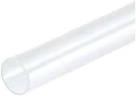 Gaine thermorétractable à paroi fine, barre de 1 m, rétreint 2:1, diam. 38/19 mm, incolore. Polyoléfine réticulée, RoHS 2, sans halogène, UL224, résiste aux UV.