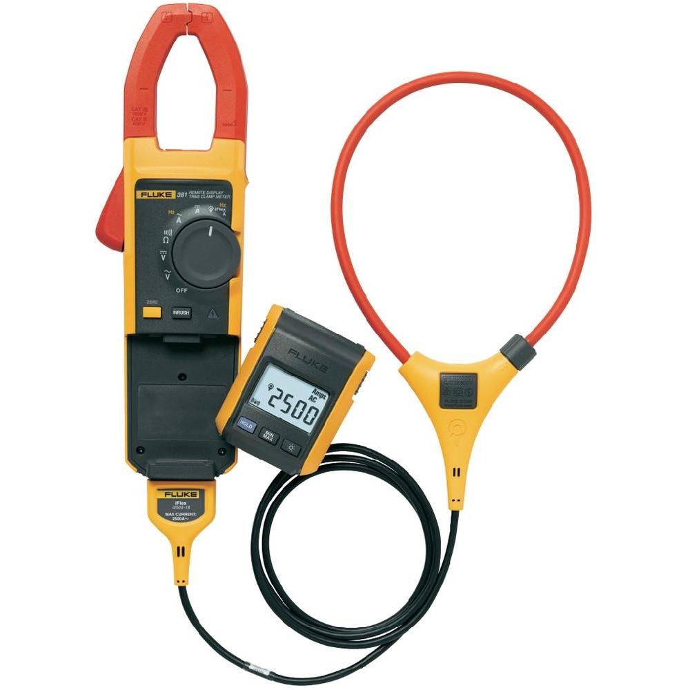 Fluke 381 Pince multimètre TRMS 1000 Aac/dc à écran détachable, sonde iFlex