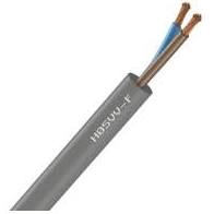 CABLE ALIM H05VV-F 2x0.75mm² GRIS (LE METRE)