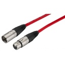 CORDON XLR F/XLR M-10M- ROUGE