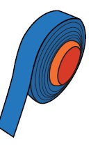 Rouleau de couleur 2510/BU