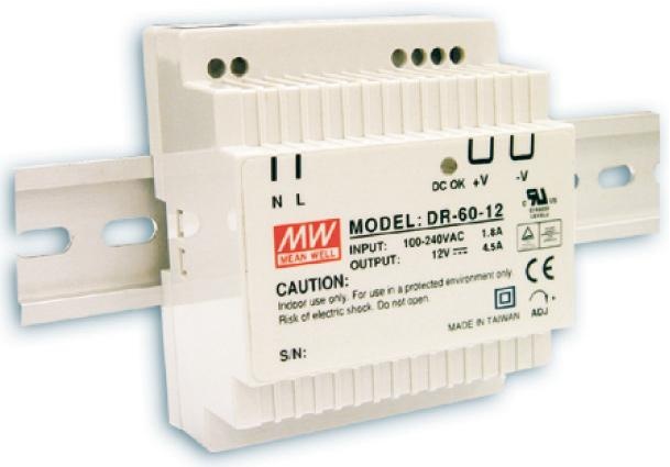Alim. rail din 60W Ve:88- 264Vac Vs:24V/2.5A / ROHS