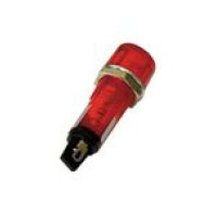 MA1042R 12V -R757 12VR VOYANT ROND 12V ROUGE PERCAGE 10.2  