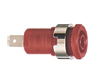 Douille 4 mm de sécurité brun SLB4-F/A