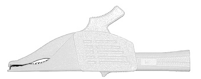 Pinces dauphin 4 mm blanc