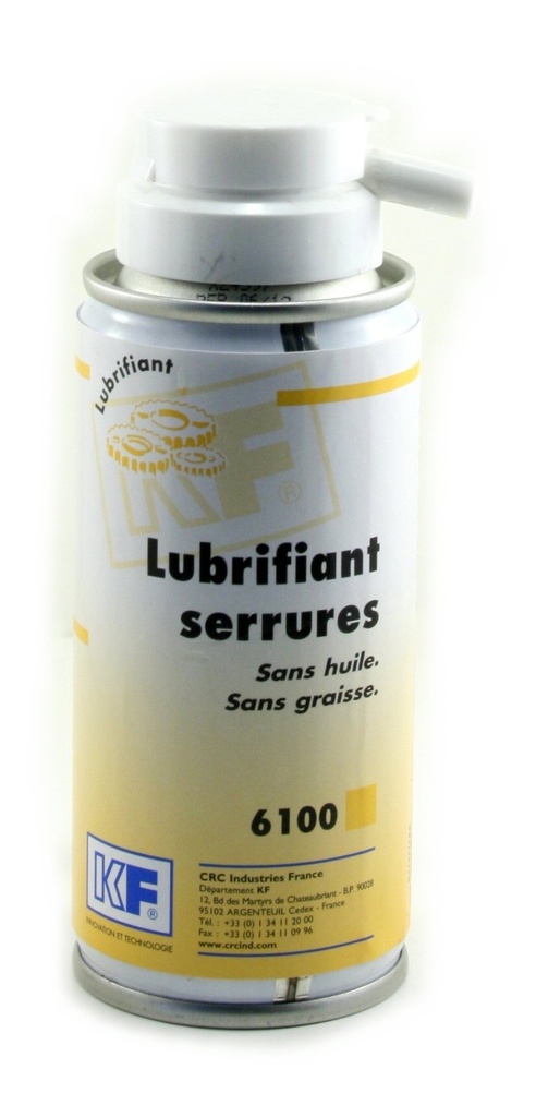 LUBRIFIANT SERRURES Aérosol 140ml / 100ml