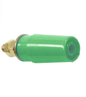 Douille 4 mm de sécurité vert SAB4-G/N-X