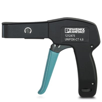 Pince attache-câble, pour serre-câbles plastique de 2,2 - 4,8 mm de large, épaisseur de matériau jusqu'à 1,6 mm