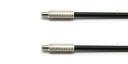 Fibre optique  cylindrique diamètre M4, barrage, Longueur 20 mètres