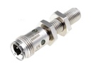 M8, blindé, Sn: 2 mm, inox, L: 27(43) mm, 12-24 Vc.c., PNP, NF, connecteur M12