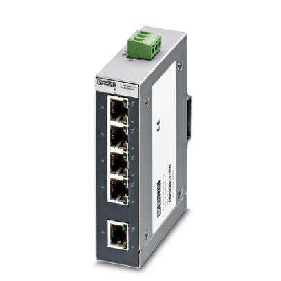 Switch Ethernet étroit, cinq ports RJ45 avec 10/100 Mbit/s sur tous les ports