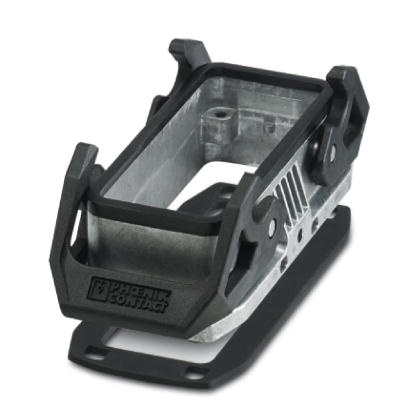 Embase HEAVYCONNEC, B16, avec verrouillage transversal, avec joint plat, aluminium résistant à l'eau de mer, joint d'étanchéité 