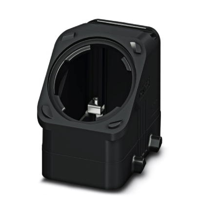 Capot passe-câble HEAVYCONNEC EVO en plastique, avec bride à baïonnette pour raccordement vissé EVO, B10, avec verrouillage tran