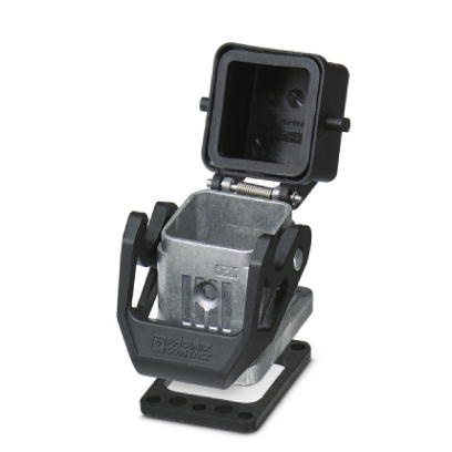 Boîtier en saillie avec flasque D7, avec étrier longitudinal, Matériau: Aluminium coulé sous pression, résistant à l'eau de mer,