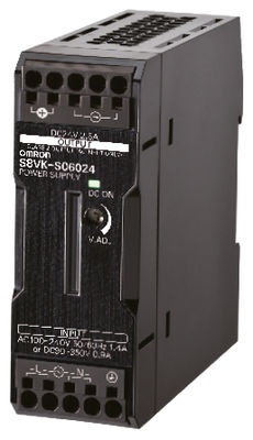 Alimentation Compacte Push-In, 60 W, 24VDC, 2.5A, montage sur rail DIN, revêtue