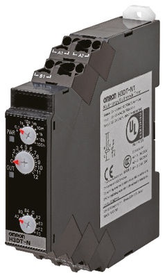 Minuterie, montage sur rail DIN, 17.5mm, multifonction, 0.1s-1200h, 1 x SPDT, 5A