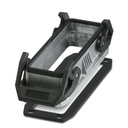 Embase HEAVYCONNEC, B24, avec verrouillage transversal, avec joint plat, aluminium résistant à l'eau de mer, joint d'étanchéité 