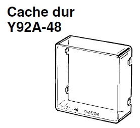 Capot de protection, 48x48 mm, dur