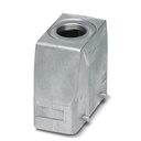 Capot passe-câble B16, pour étrier transversal, Matériau: Aluminium coulé sous pression, anti-corrosion, Nombre de sorties: 1, d