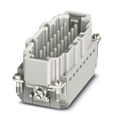 Isolant mâle HEAVYCONNEC, série B16, 16 pôles + PE, identification pôles 17-32, raccordement Push-in