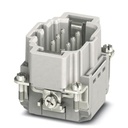 Isolant mâle HEAVYCONNEC, série B6, 6 pôles + PE, raccordement Push-in