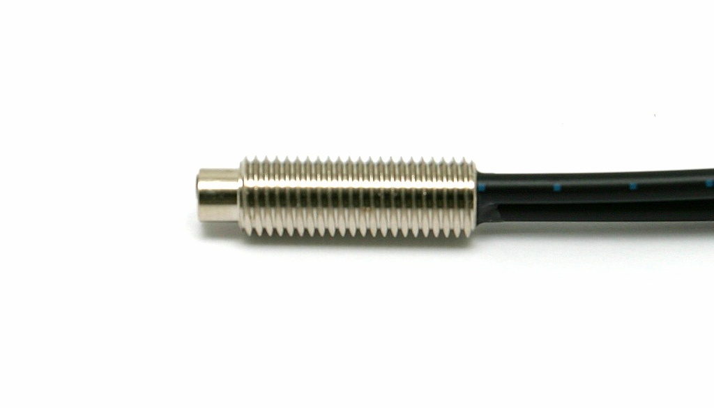 Fibre optique  cylindrique diamètre M4, reflexion directe, Longueur 2 mètres