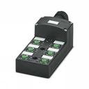 Répartiteur pour capteurs / actionneurs, avec verrouillage rapide SPEEDCONNEC, câble multiconducteur enfichable et prises double