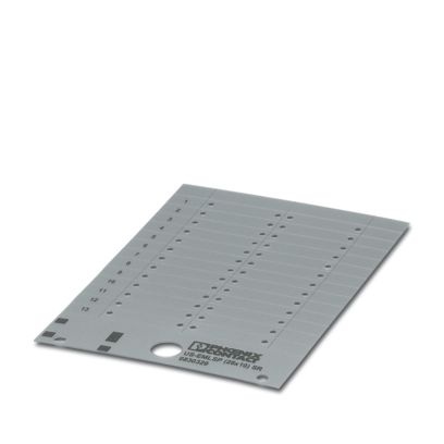 Etiquette de sécurité avec colle spéciale, Carte, argent, vierge, Repérable avec : Thermomark C, Type de montage: Vis, rivets, C