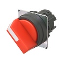 Bouton poussoir A22NZ Ø22, 2 positions, Non lumineux, lentille plastique, Manuel, Couleur Rouge