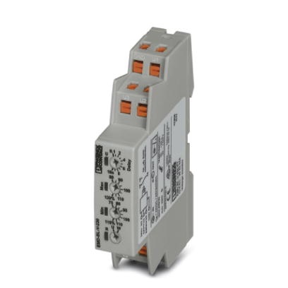 Relais de surveillance pour tensions monophasées de 24 V AC/DC ou 230 V AC, sous-tension ou fenêtre, 1 contact inverseur, avec r