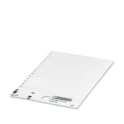 Planche de repérage - étiquettes adhésives rigides