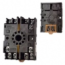 Socle 11 broches pour minuteries, bornes à visser
