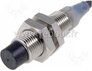 M12, non blindé, 5 mm, 20-264 Vc.a., NO, câble 2 m