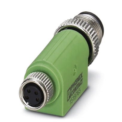 Adaptateur, du connecteur mâle M12 sur connecteur femelle M8, 4 pôles