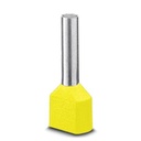 Embout double avec cône d'entrée isolant