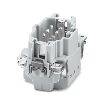 Élément de contact, nombre de pôles: 6+2+PE, taille: B6, nombre de raccordements par pôle: 1, Mâle, Raccordement Push-in, 500 V,