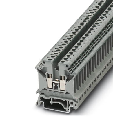 Bloc de jonction gris à vis - 4mm²