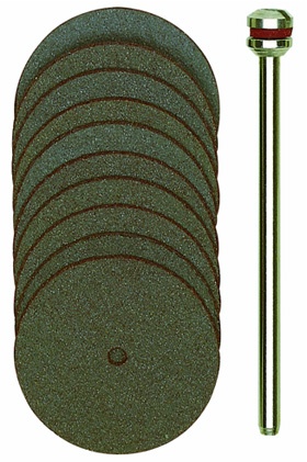 Disques à tronçonner en corindon Ø 22 mm, 10 pièces