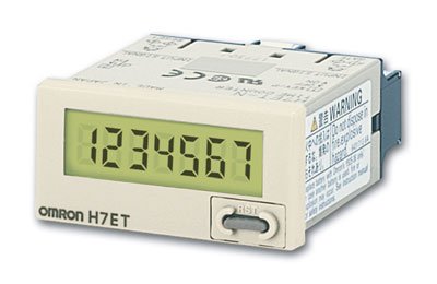 48x24 mm, LCD 7 chiffres avec rétro-éclairage, batterie incluse, entrée NPN/PNP,