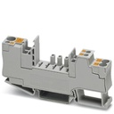 Adaptateur utilisant la technologie Lambda/4 servant de protection antisurtension pour interfaces coaxiales de signaux. Raccorde
