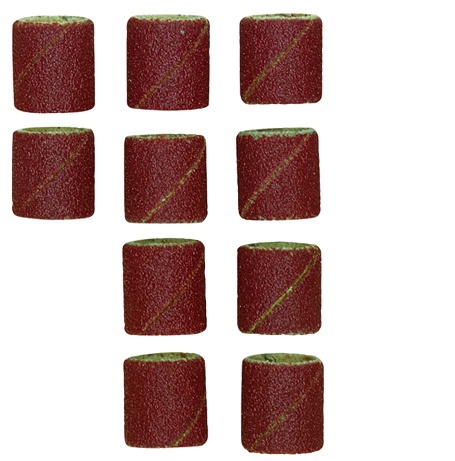 Papier émeri forme feuille cylindrique Ø 14 mm grain 120, 10 pièces