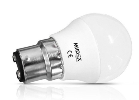 LED 5W G45 BULB B22 4000K BOITE