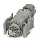 Connecteur RJ45, IP67, CAT5e, 8 pôles, avec raccordement autodénudant QUICKON, pour brins de 1 à 7 fils AWG 26 ... 22, pour câbl