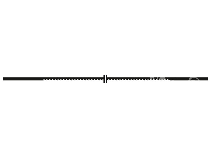 Lame à chantourner Super Cut pour bois, denture moyenne (No. 5: 17 dents sur 25 mm), 12 pièces