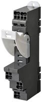 Socle, rail DIN / montage en surface, 15.5mm, 5 broches, borne push-in